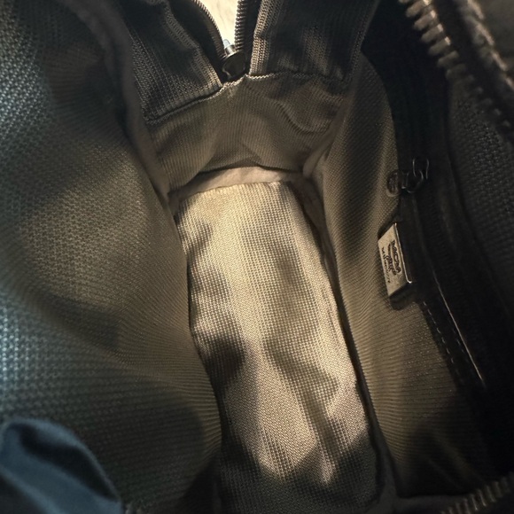 🔥SEND OFFER🔥MCM Black Textured Backpack with Logo - Picture 8 of 11